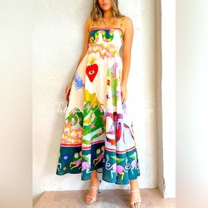 EFFORTLESSLY LINEN - MIDI DRESS